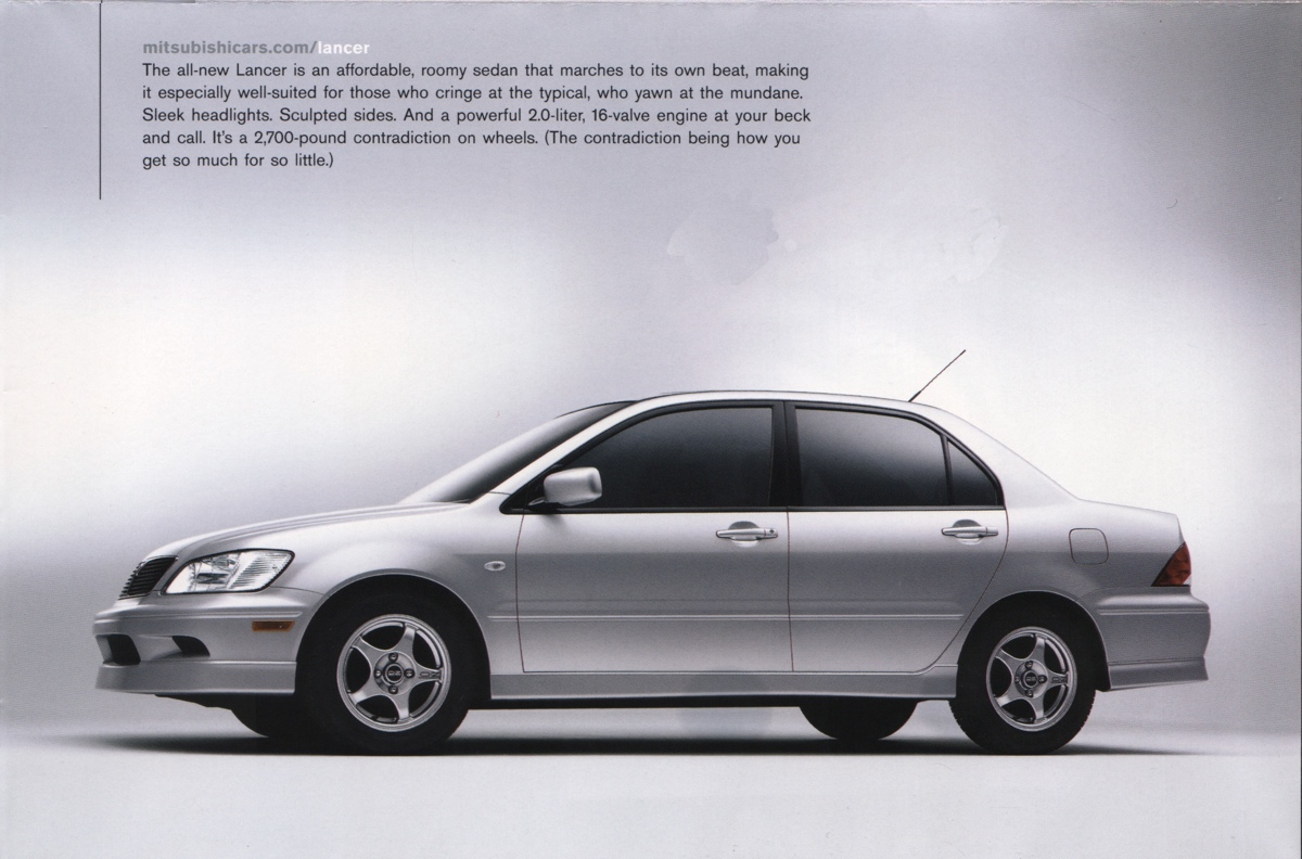 2002 Mitsubishi Full Line Brochure Page 4